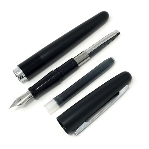 Pilot Metropolitan Fountain Pen - Black Plain - Medium Nib